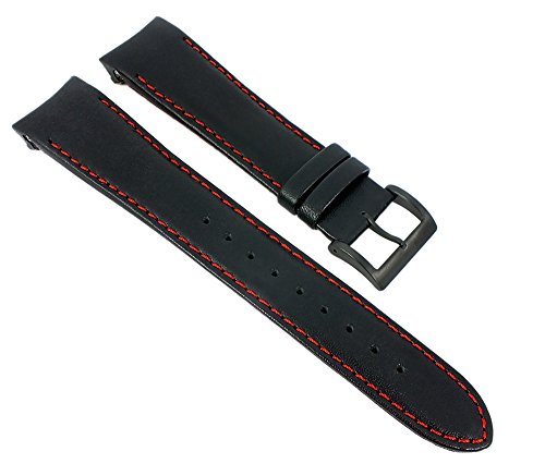 Casio Uhrenarmband XL Länge Edifice Herrenuhr EWQ-M1000L Leder schwarz von Casio
