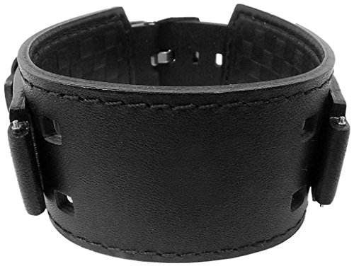 Uhrenarmband aus Leder schwarz für Casio Collection WV-300LA IRW-100BJ XL Länge von Casio