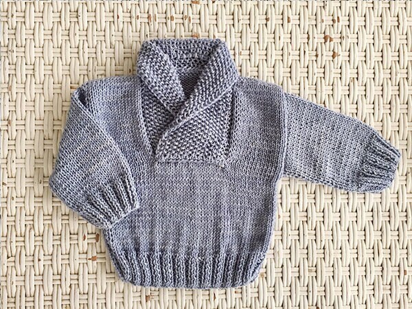 Kleinkind Herbst Outfit, Gemütlicher Bequemer Pullover, Junge Winter Strickt, Handgestrickter Reine Wolle, Blau Made To Order von CasitadeLana