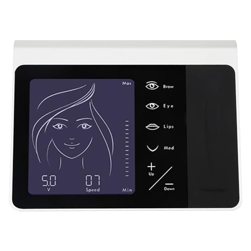 Tattoo Augenbraue Gerät Maschine Permanent Make Präzises Beauty-Tool aus Aluminium, 10.500 U/min, 10 verstellbare Gänge | Für Augenbrauen, Eyeliner und mehr Tattoo Augenbraue Gerät Maschine Permanent Make Präzises Beauty-Tool aus Aluminium, 10.500 U/min, 10 verstellbare Gänge | Für Augenbrauen, Eyeliner und mehr von Caskunbsy