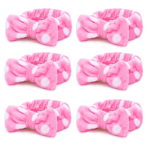 Casoty 6 Pcs Makeup Hair Headbands, Hair Holder for Washing Face, Soft Coral Fleece Spa Headband for Washing Face, Facial Headband for Face Washing Shower Skin Care Yoga Casoty 6 Pcs Makeup Hair Headbands, Hair Holder for Washing Face, Soft Coral Fleece Spa Headband for Washing Face, Facial Headband for Face Washing Shower Skin Care Yoga von Casoty