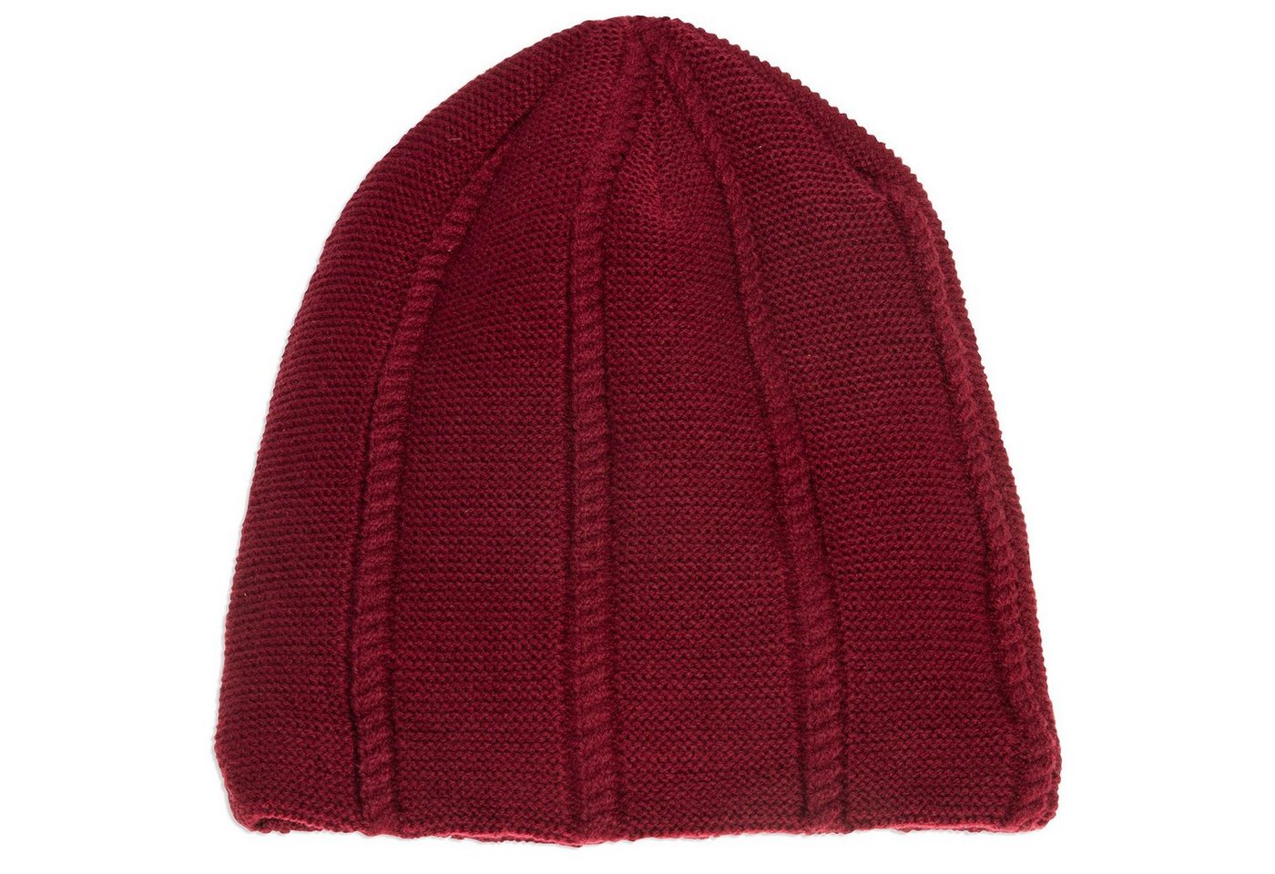 Caspar Beanie MU157 gefütterte Feinstrick Beanie Mütze mit stylischem Flecht Muster von Caspar