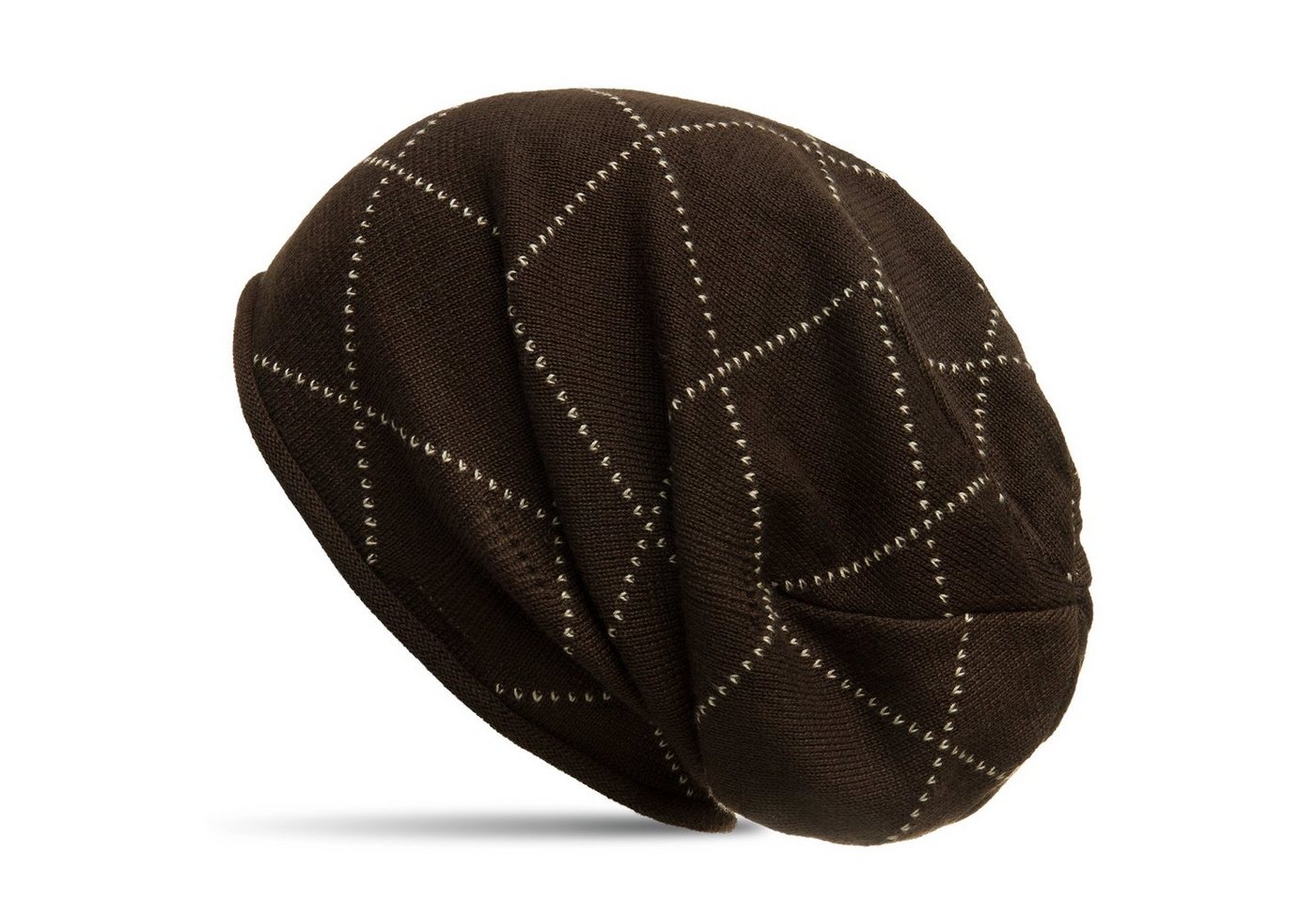 Caspar Beanie MU181 Beanie Mütze mit klassischem Karomuster von Caspar