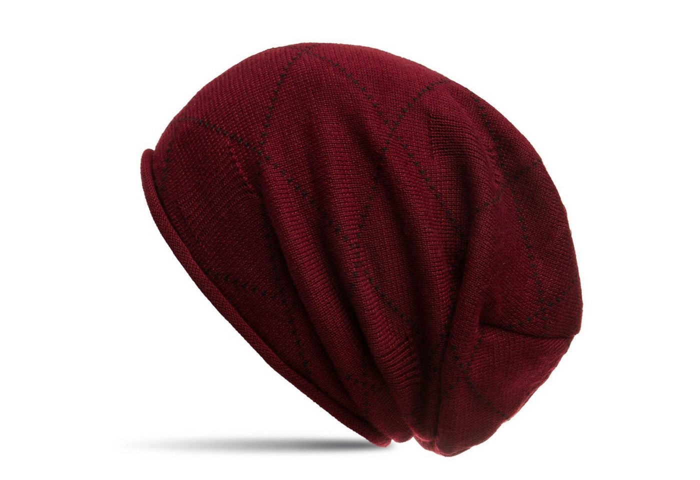 Caspar Beanie MU181 Beanie Mütze mit klassischem Karomuster von Caspar