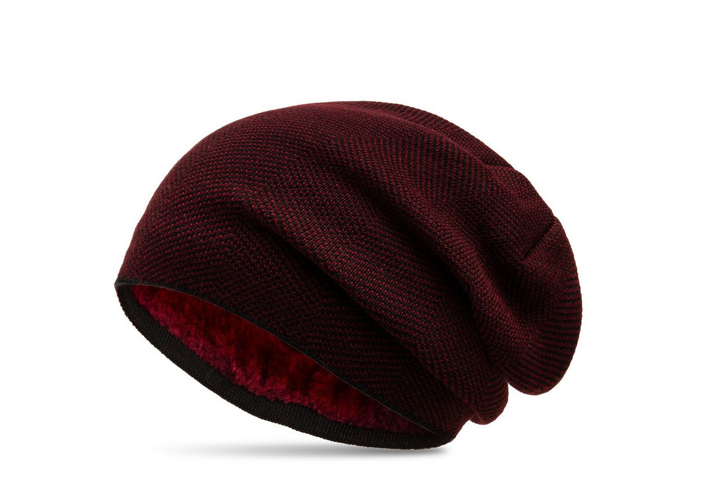 Caspar Beanie MU201 warme Feinstrick Beanie Mütze mit Fleece gefüttert von Caspar