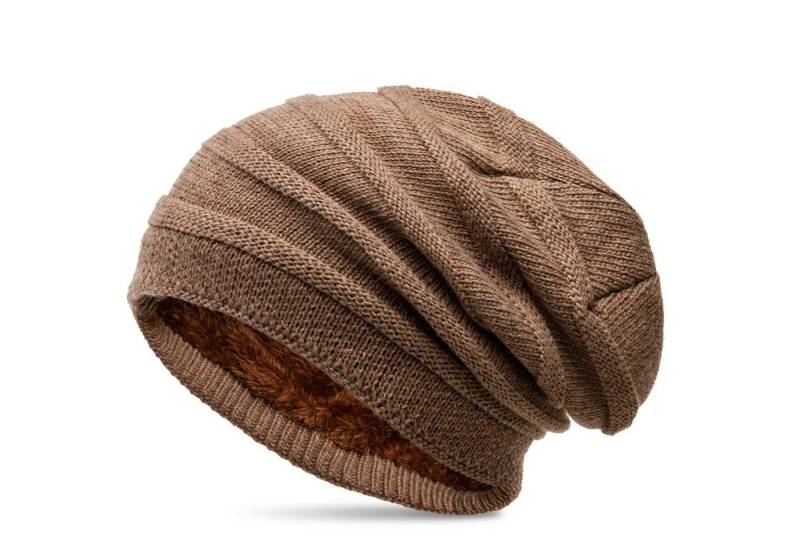 Caspar Beanie Wintermütze dicke warme Strick Beanie Mütze Fleece Innenfutter - MU202 Ideal für den Winter von Caspar