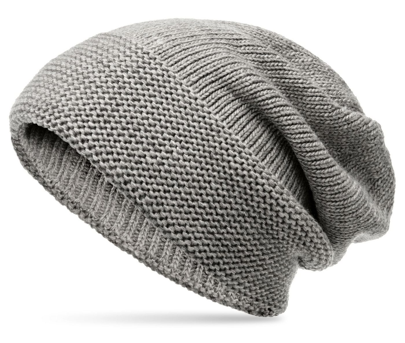 Caspar Beanie MU214 elegante Damen Winter Strick Mütze gefüttert von Caspar