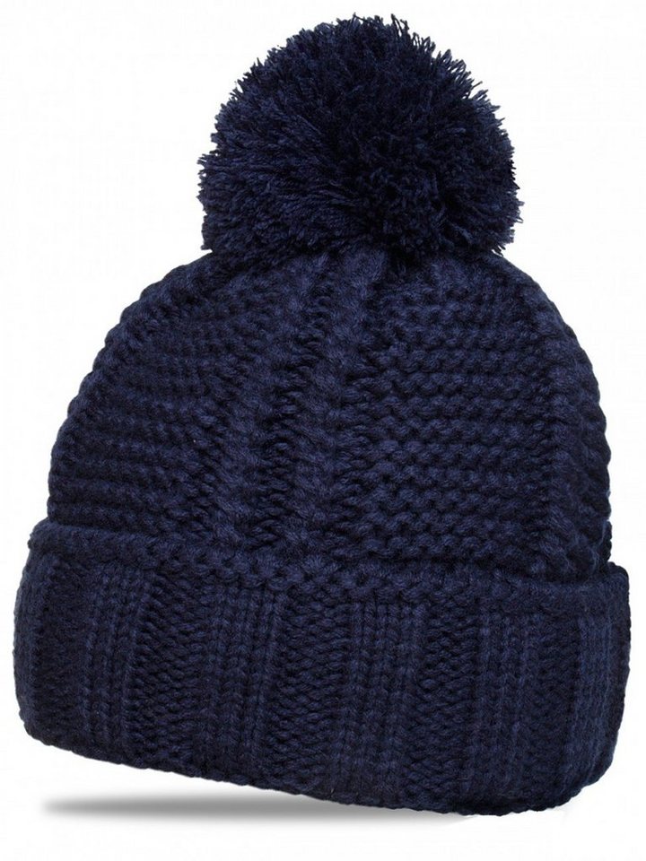 Caspar Bommelmütze MU127 Gefütterte Damen Winter Strickmütze Caspar Bommelmütze MU127 Gefütterte Damen Winter Strickmütze von Caspar
