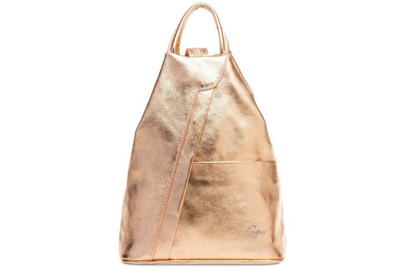 Caspar Cityrucksack 2in1 sportliche Leder Schultertasche - SIGNATURE LINE - Modell No.782 von Caspar