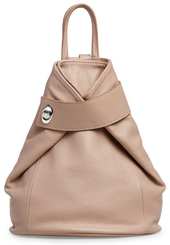 Caspar Cityrucksack Großer Damen Rucksack aus Leder - CLASSIC LINE - Modell No.790 Caspar Cityrucksack Großer Damen Rucksack aus Leder - CLASSIC LINE - Modell No.790 von Caspar