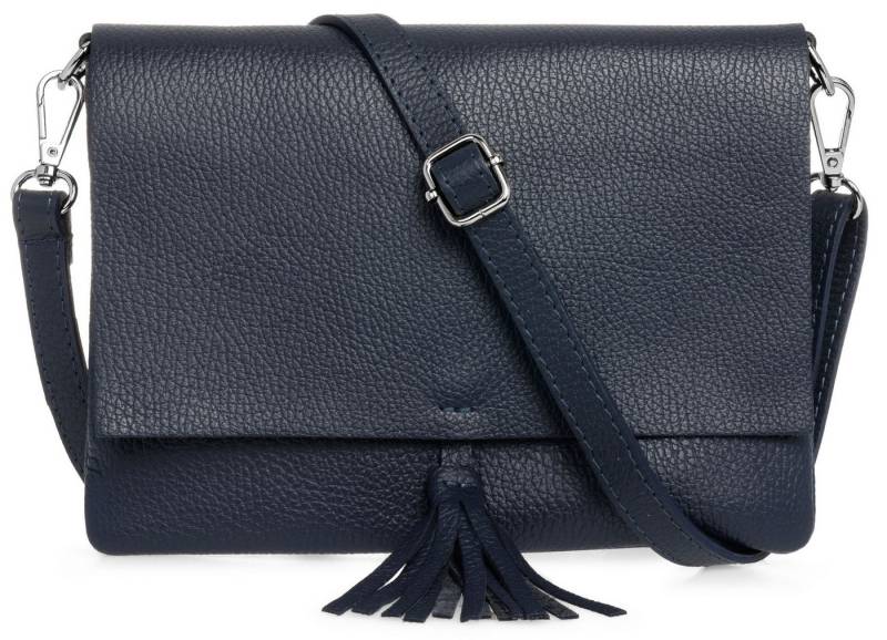 Caspar Clutch Abendtasche Damen Leder Handtasche - CLASSIC LINE - Modell No.830, leicht, elegant & unempfindlich - 100% Echtleder - Handmade in Italy von Caspar