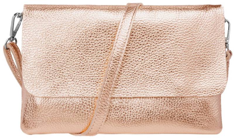 Caspar Clutch Abendtasche Damen Leder Handtasche - CLASSIC LINE - Modell No.835, leicht, elegant & unempfindlich - 100% Echtleder - Handmade in Italy von Caspar