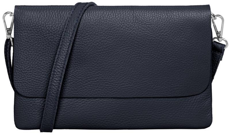 Caspar Clutch Abendtasche Damen Leder Handtasche - CLASSIC LINE - Modell No.835, leicht, elegant & unempfindlich - 100% Echtleder - Handmade in Italy von Caspar