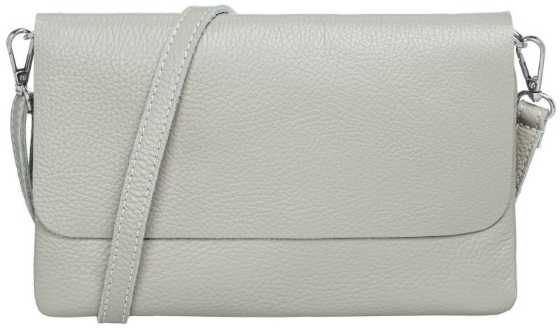 Caspar Clutch Abendtasche Damen Leder Handtasche - CLASSIC LINE - Modell No.835, leicht, elegant & unempfindlich - 100% Echtleder - Handmade in Italy von Caspar