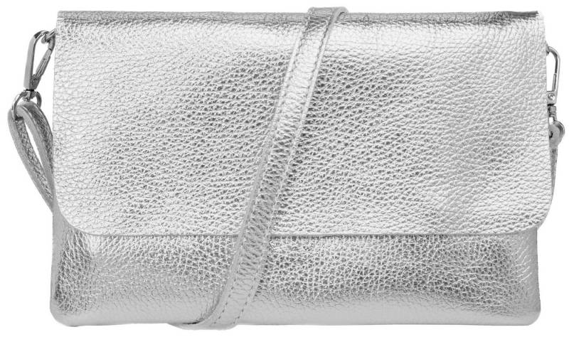 Caspar Clutch Abendtasche Damen Leder Handtasche - CLASSIC LINE - Modell No.835, leicht, elegant & unempfindlich - 100% Echtleder - Handmade in Italy von Caspar
