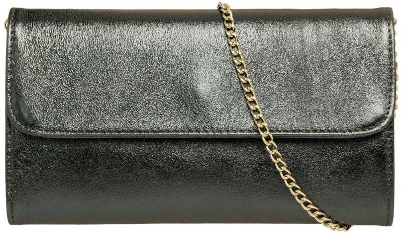Caspar Clutch Abendtasche Metallic Leder Damen Tasche - PREMIUM LINE - Modell No.779, leicht, elegant & langlebig- 100% Echtleder - Handmade in Italy von Caspar