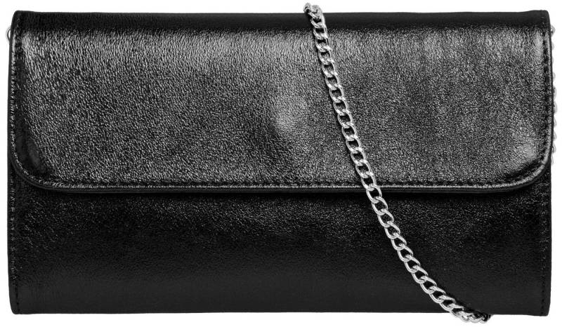 Caspar Clutch Abendtasche Metallic Leder Damen Tasche - PREMIUM LINE - Modell No.779, leicht, elegant & langlebig- 100% Echtleder - Handmade in Italy von Caspar