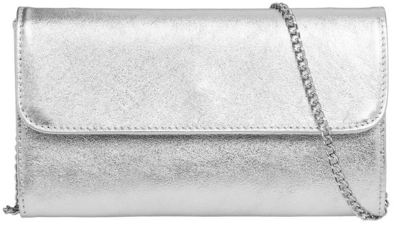 Caspar Clutch Abendtasche Metallic Leder Damen Tasche - PREMIUM LINE - Modell No.779, leicht, elegant & langlebig- 100% Echtleder - Handmade in Italy von Caspar