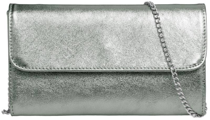 Caspar Clutch Abendtasche Metallic Leder Damen Tasche - PREMIUM LINE - Modell No.779, leicht, elegant & langlebig- 100% Echtleder - Handmade in Italy von Caspar