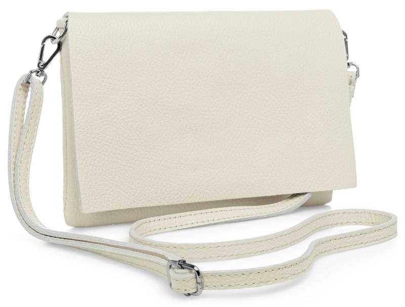 Caspar Clutch Abendtasche Stilvolle Damen Leder Tasche -CLASSIC LINE- Modell No.839, leicht, elegant & unempfindlich - 100% Echtleder - Handmade in Italy von Caspar
