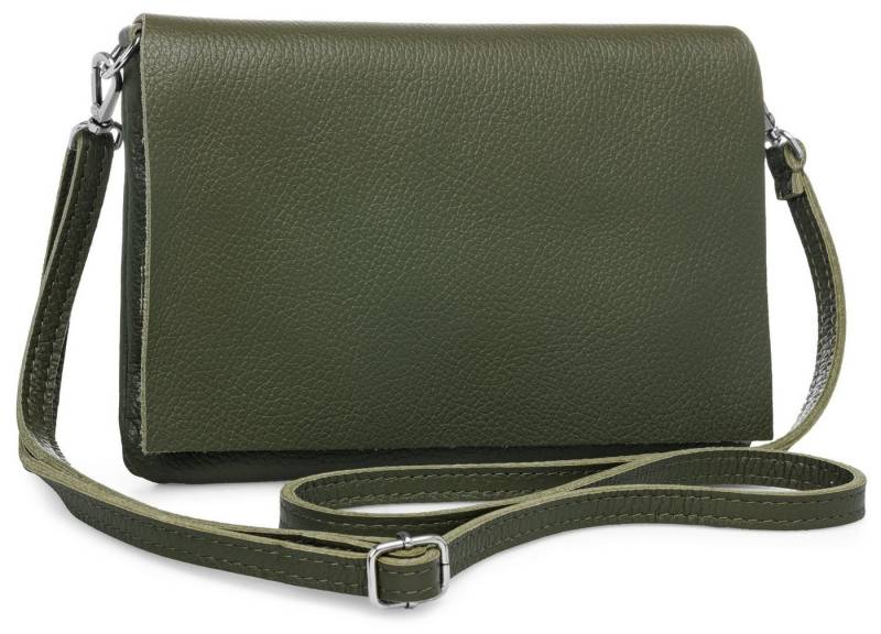 Caspar Clutch Abendtasche Stilvolle Damen Leder Tasche -CLASSIC LINE- Modell No.839, leicht, elegant & unempfindlich - 100% Echtleder - Handmade in Italy von Caspar