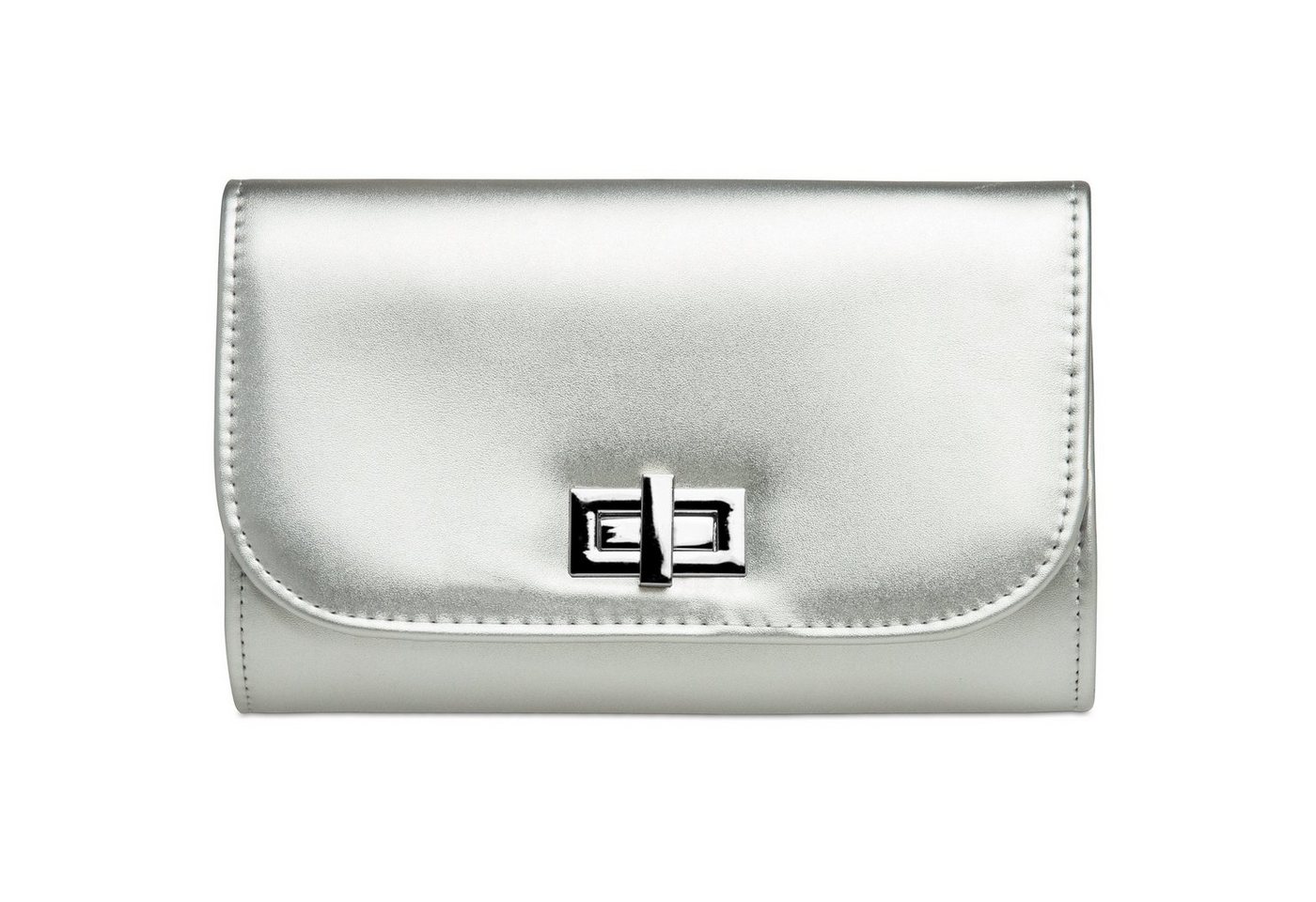 Caspar Clutch Caspar TA364 elegante Damen Abendtasche mit langer Kette und Drehverschluss von Caspar