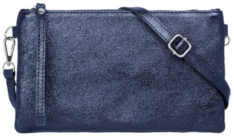 Caspar Clutch Leder Abendtasche Damen Umhängetasche - CLASSIC LINE - Modell No.717, leicht, elegant & langlebig- 100% Echtleder - Handmade in Italy von Caspar