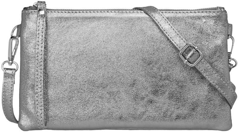 Caspar Clutch Leder Abendtasche Damen Umhängetasche - CLASSIC LINE - Modell No.717, leicht, elegant & langlebig- 100% Echtleder - Handmade in Italy von Caspar