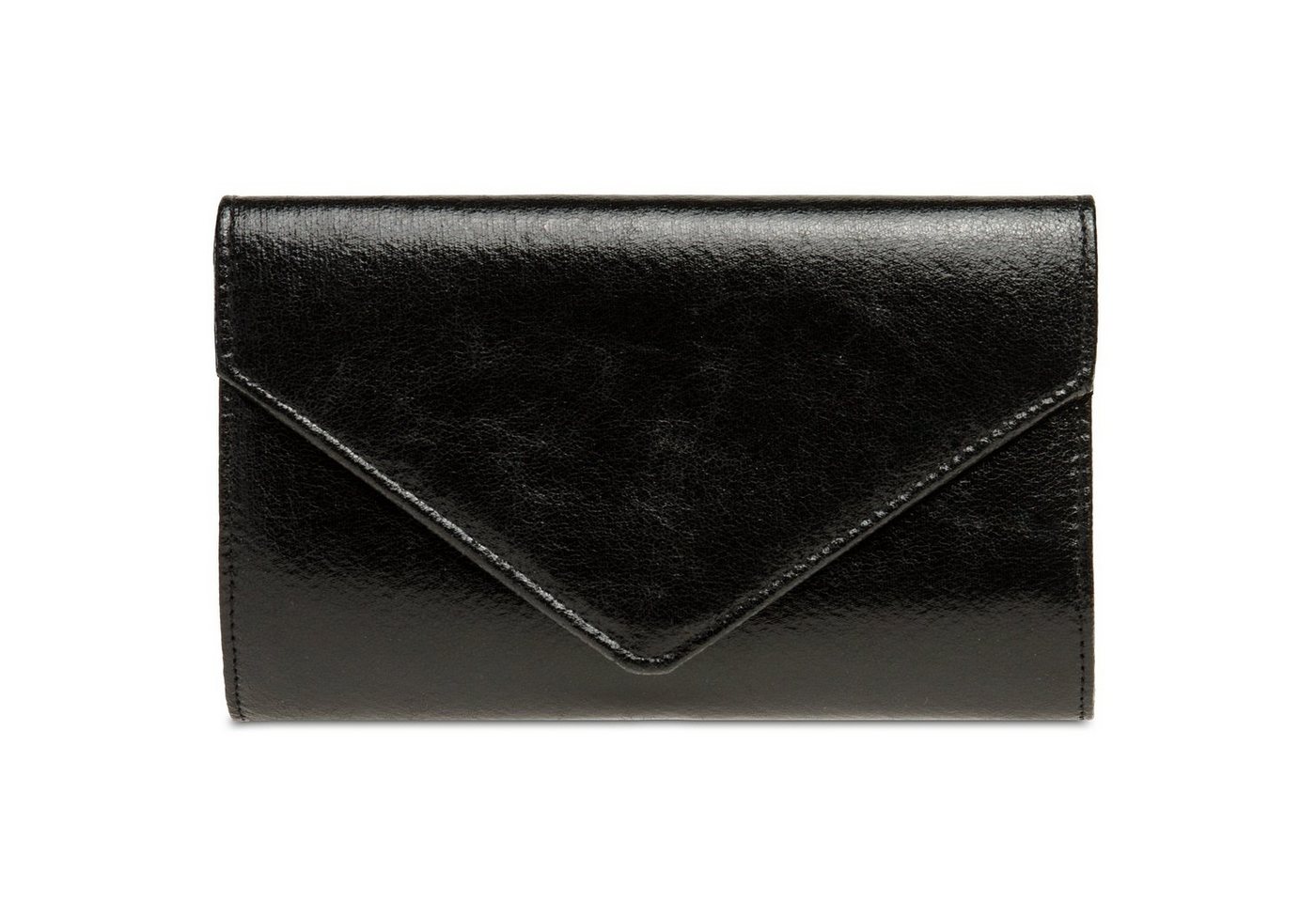 Caspar Clutch TA424 stylisch elegante Damen Metallic Abendtasche mit langer Kette von Caspar