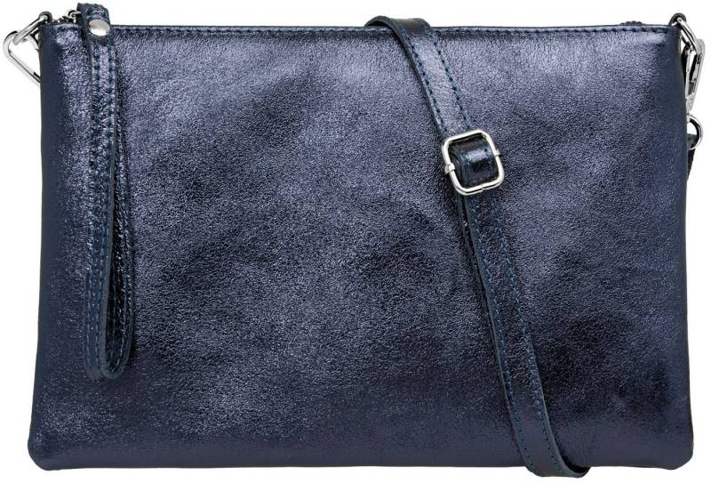 Caspar Clutch XL Leder Umhängetasche Damen Tasche - CLASSIC LINE - Modell No.843, leicht, elegant & langlebig- 100% Echtleder - Handmade in Italy von Caspar