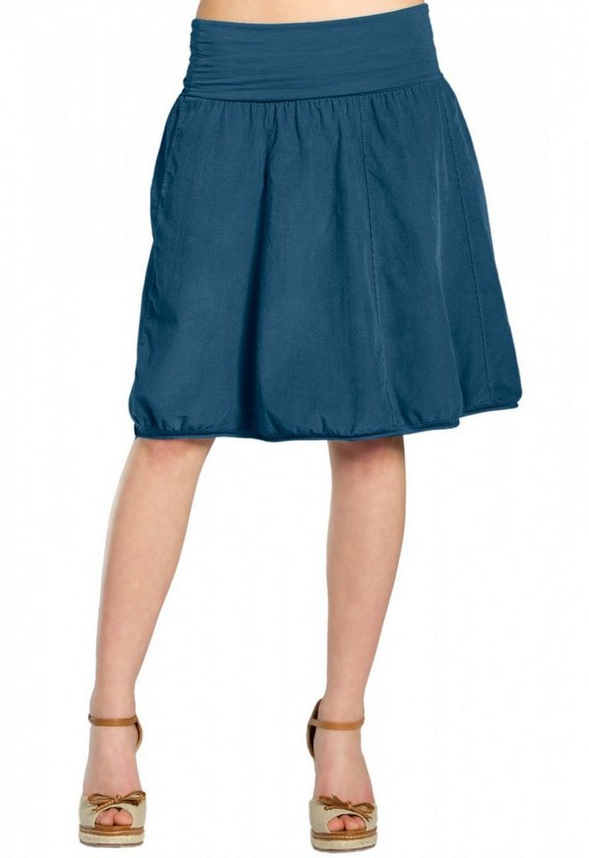 Caspar Faltenrock RO004 Damen Cord Rock knielang mit hohem elastischem Bund - Made in Italy Caspar Faltenrock RO004 Damen Cord Rock knielang mit hohem elastischem Bund - Made in Italy von Caspar