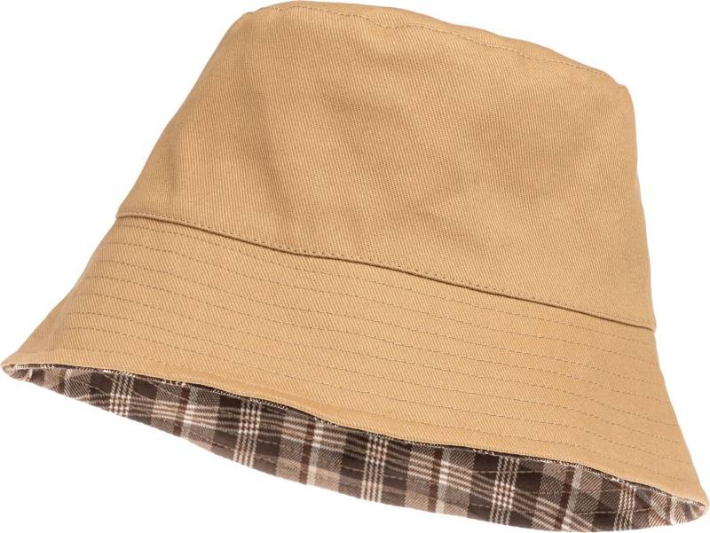 Caspar Fischerhut HT021 lässiger Unisex Sommer Fischerhut Bucket Hat zum Wenden Uni oder Karo Muster von Caspar