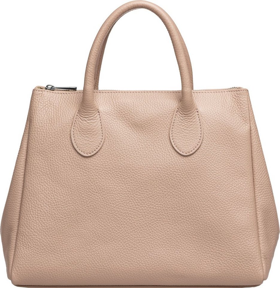 Caspar Henkeltasche TL812 klassisch elegante Damen Leder Handtasche von Caspar