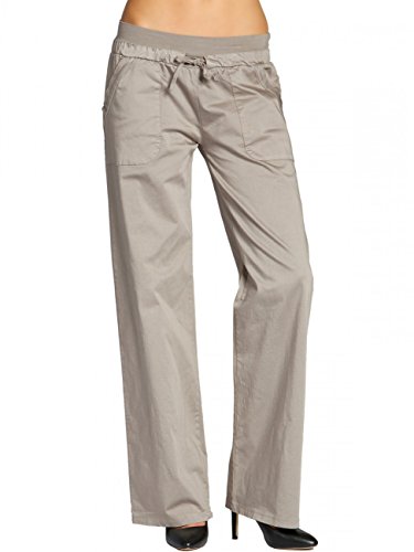 Caspar KHS029 Damen Baumwoll Hose KHS029, Farbe:Taupe, Größe:3XL - DE46 UK18 IT50 ES48 US16 von Caspar