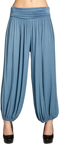 Caspar KHS035 leichte Damen Sommer Haremshose, Farbe:Jeans blau, Mode Größe:38 Caspar KHS035 leichte Damen Sommer Haremshose, Farbe:Jeans blau, Mode Größe:38 von Caspar