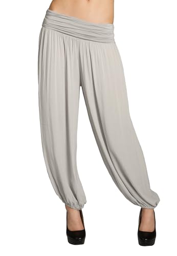 Caspar KHS035 leichte Damen Sommer Haremshose, Farbe:Taupe, Mode Größe:36 von Caspar
