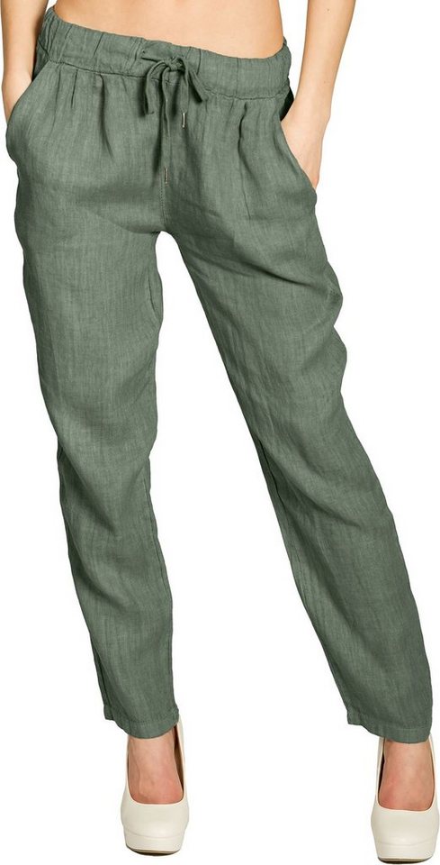 Caspar Leinenhose KHS045 leichte Damen Casual Sommer Freizeit Hose Caspar Leinenhose KHS045 leichte Damen Casual Sommer Freizeit Hose von Caspar