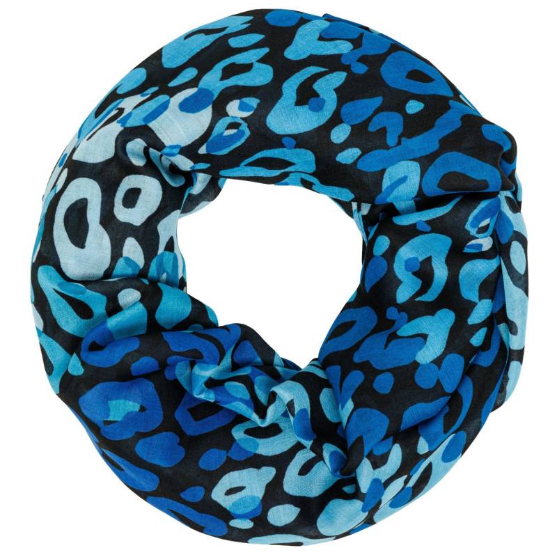 Caspar Loop Leichter Damen Schal Halstuch Rundschal mit Animal Print - SC551 von Caspar