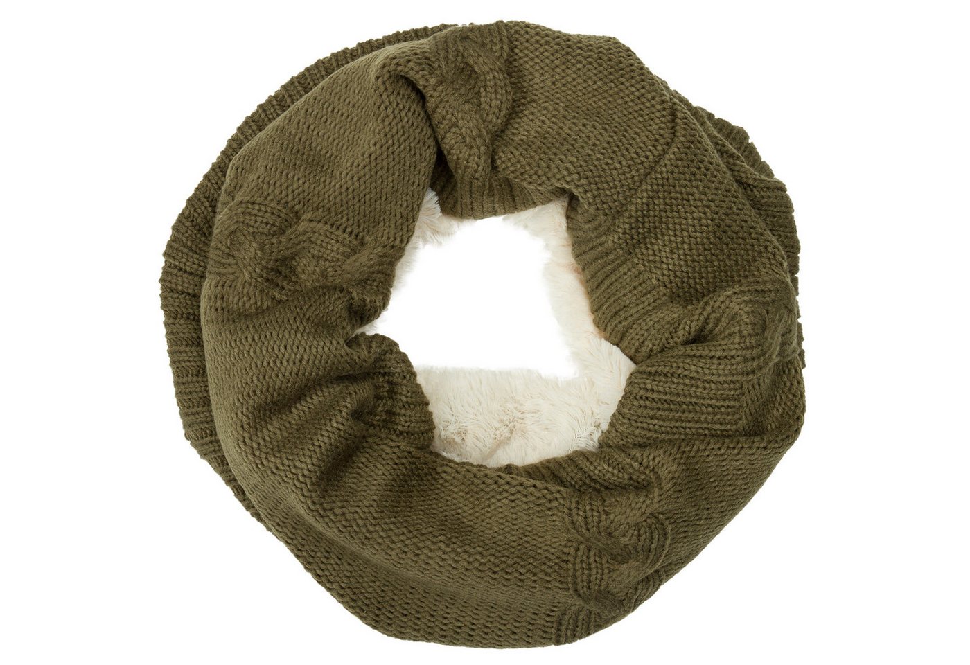 Caspar Loop warmer Damen Loop Winter Schal mit Zopfmuster - SC477 von Caspar