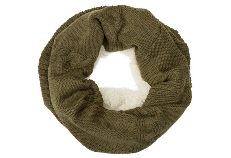 Caspar Loop warmer Damen Loop Winter Schal mit Zopfmuster - SC477 von Caspar