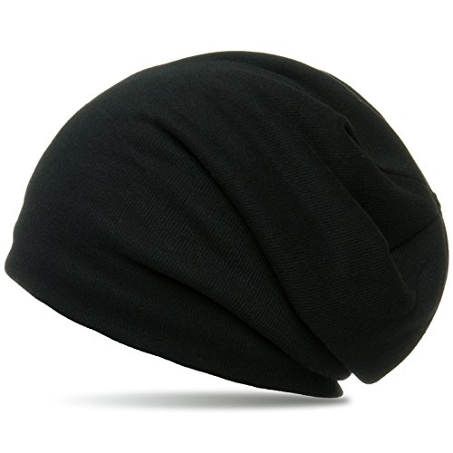 Caspar MU148 warme Feinstrick Beanie Mütze Gefüttert, Farbe:schwarz, Größe:One Size von Caspar