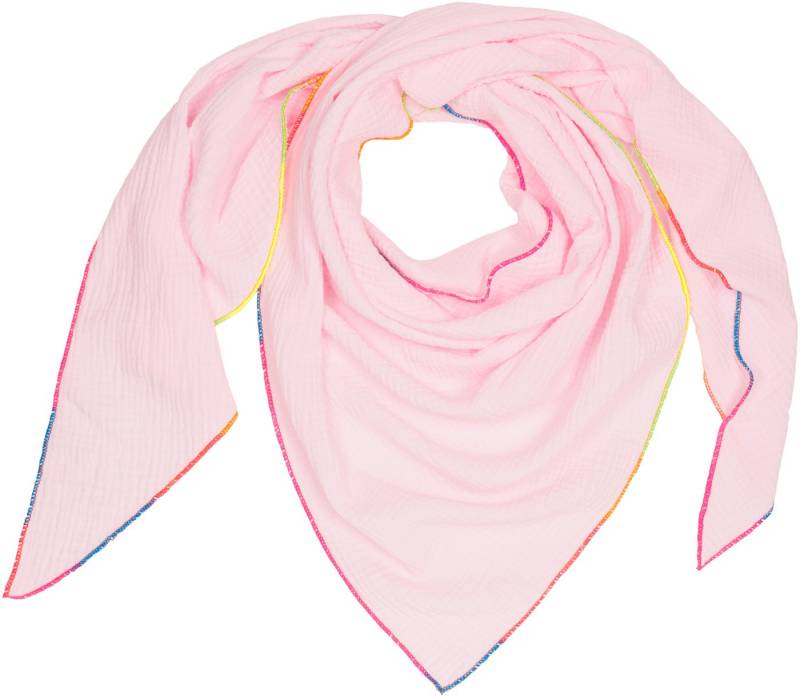 Caspar Modeschal Damen Dreieckstuch Musselin Schal XXL Baumwolle Neon Overlook - SC545, Ideal für die Übergangszeit - Premium Qualität - Made in Italy von Caspar