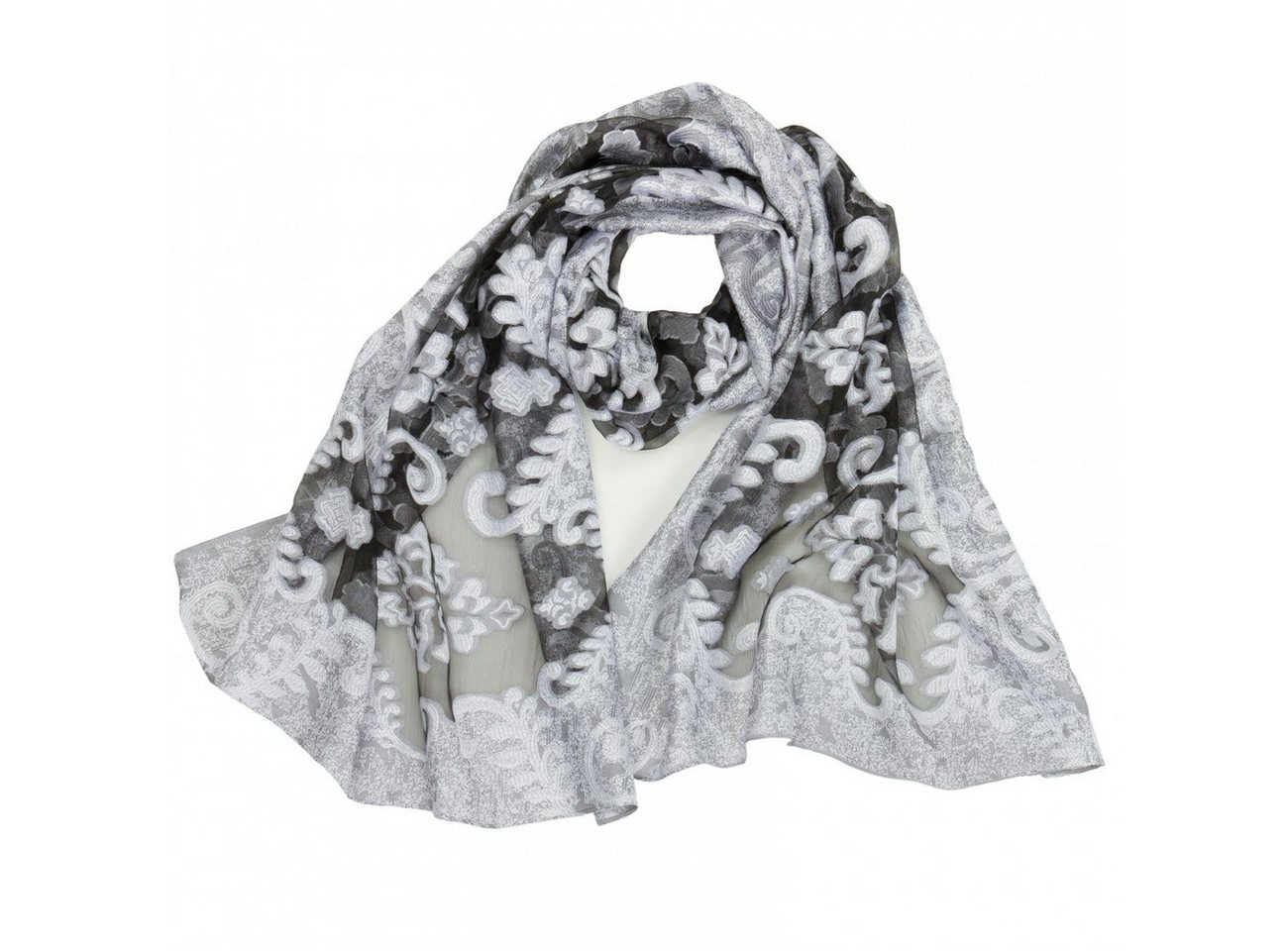 Caspar Modeschal SC454 eleganter Damen Schal mit ausgefallenem Webmuster von Caspar