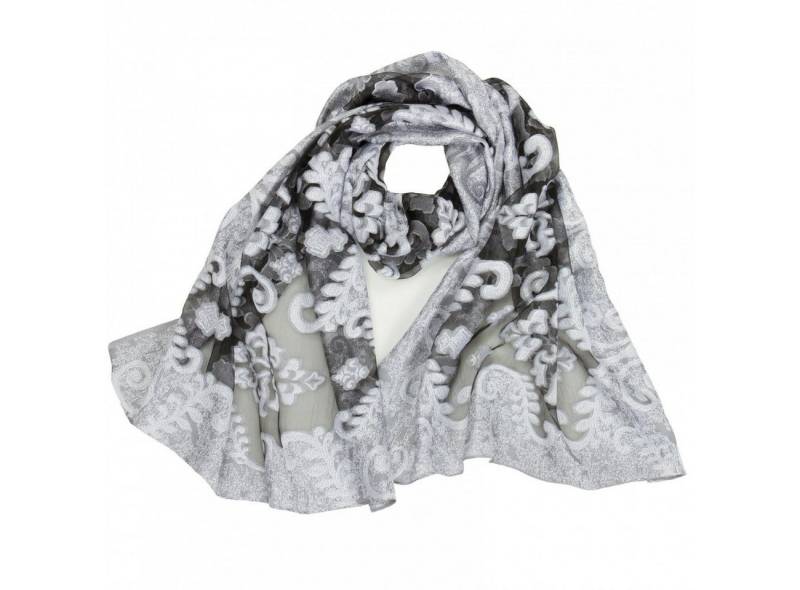 Caspar Modeschal SC454 eleganter Damen Schal mit ausgefallenem Webmuster von Caspar