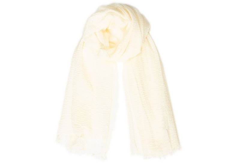 Caspar Modeschal SC503 Damen XL Vintage Schal mit kleinen Fransen von Caspar