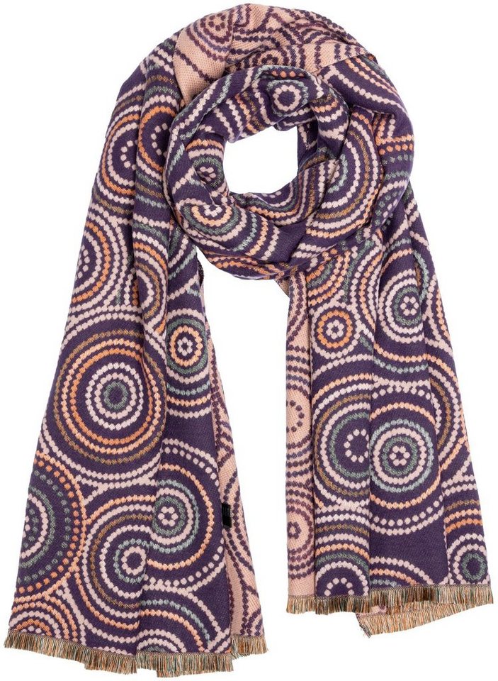 Caspar Modeschal SC524 Damen warmer XXL Winter Schal mit klassischem Paisley Muster von Caspar