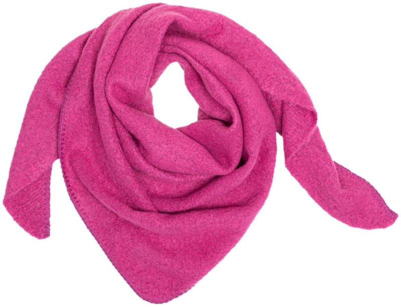 Caspar Modeschal SC525 Damen mitteldicker XXL Winter Schal Dreieckstuch unifarben von Caspar