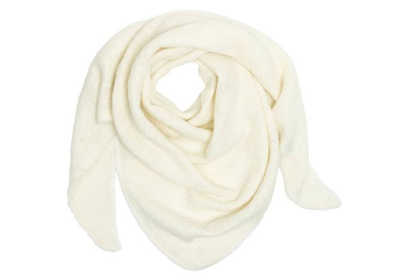 Caspar Modeschal SC525 Damen mitteldicker XXL Winter Schal Dreieckstuch unifarben von Caspar