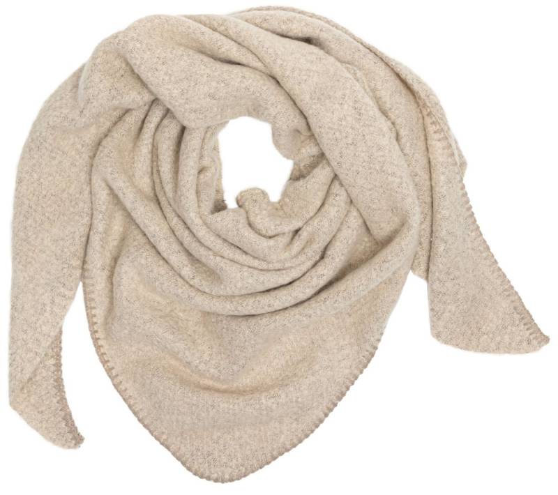 Caspar Modeschal SC525 Damen mitteldicker XXL Winter Schal Dreieckstuch unifarben von Caspar