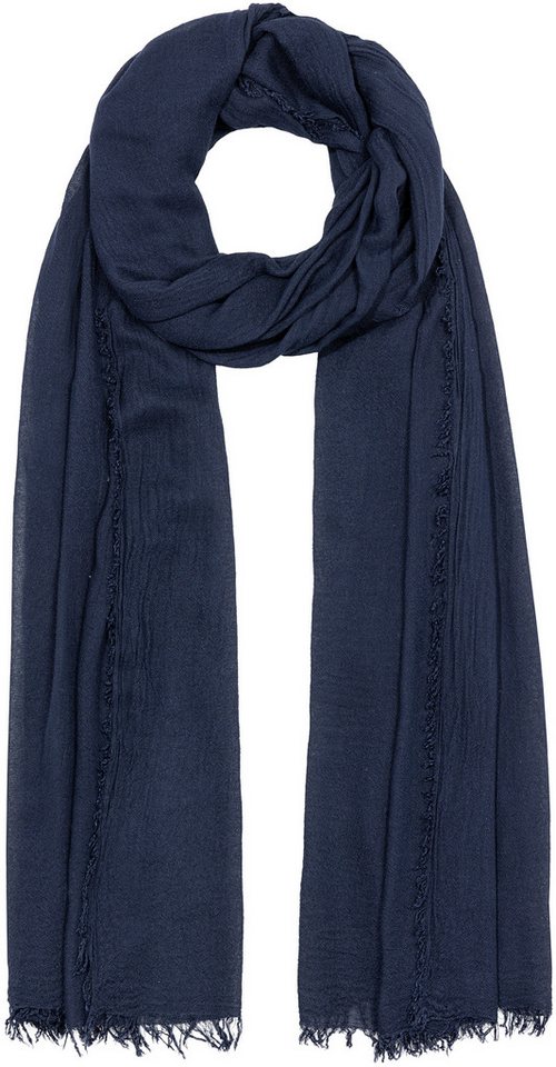 Caspar Modeschal SC529 Damen Sommer Schal aus weicher Bambusfaser unifarben, angenhmes Tragegfühl, hergestellt aus nachhaltigen Materialien von Caspar